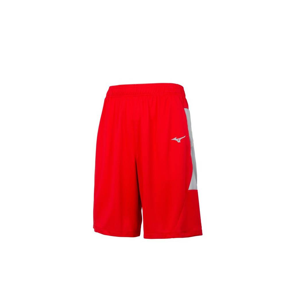 Mens Mizuno Aerolite Shorts Red/grey Philippines (NVDKBL413)